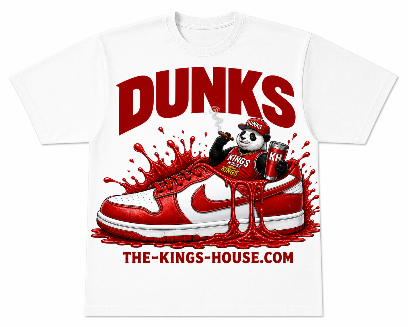 DA RED LOW DUNKS
