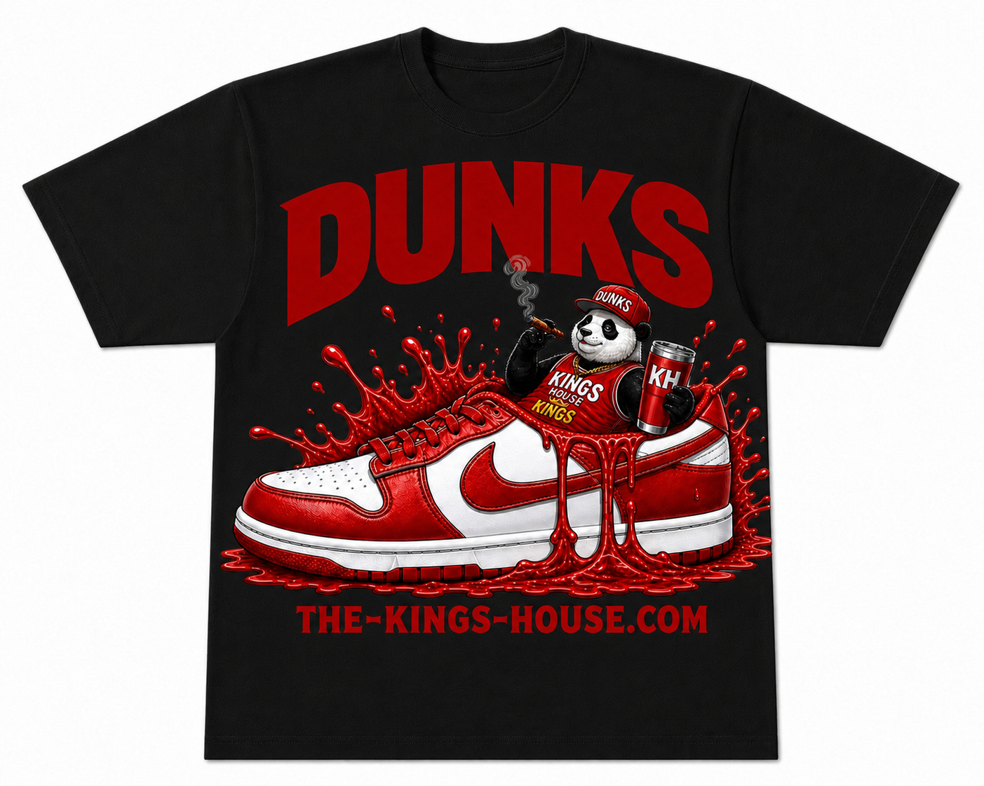 DA RED LOW DUNKS