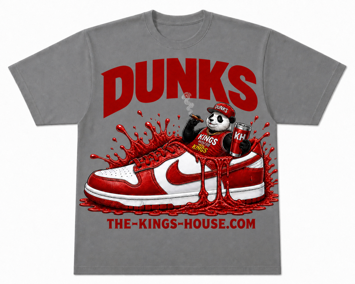 DA RED LOW DUNKS