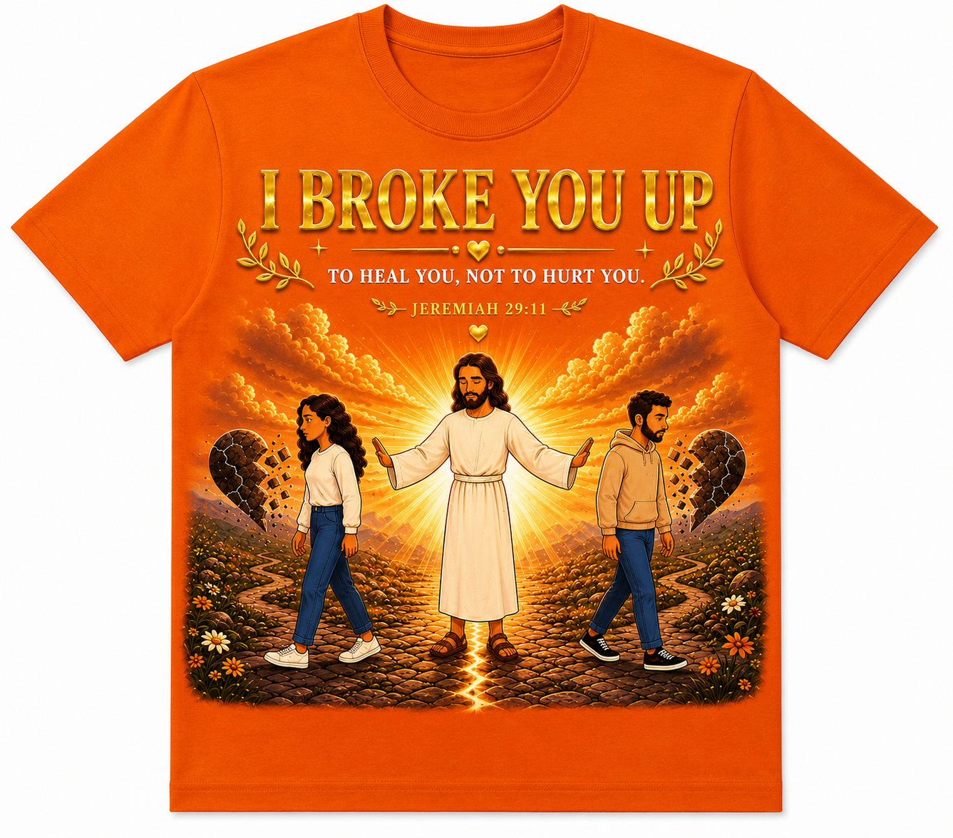 I broke you up