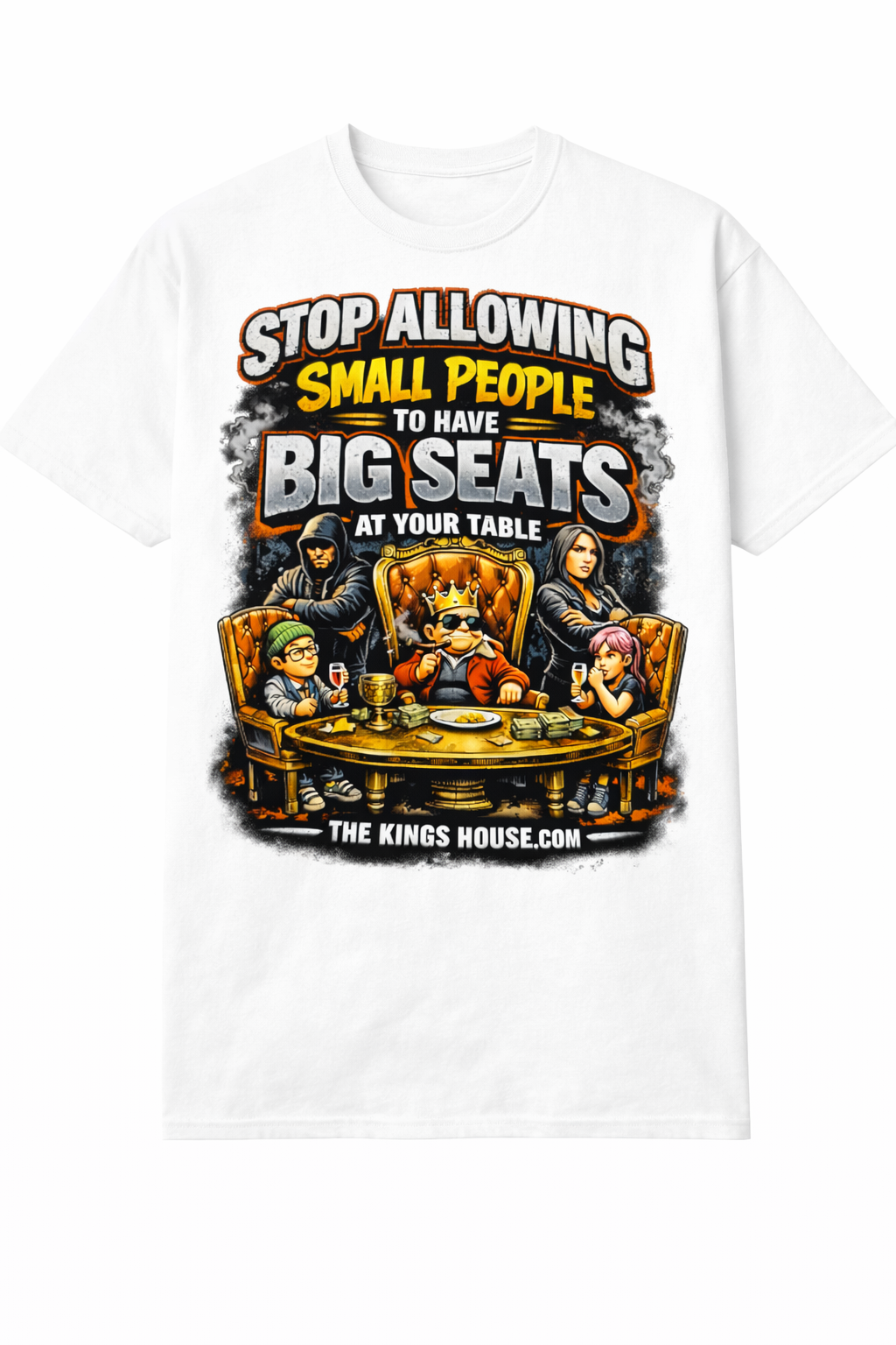 SMALL PEOPLE AT BIG TABLES